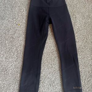 Lululemon black and gold